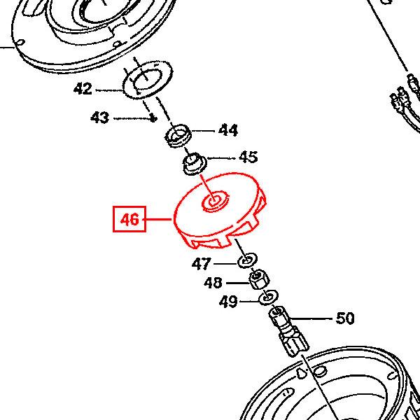 ツルミポンプ 水中ポンプ KTV2-50用 羽根車 インペラ 鶴見ポンプ 交換