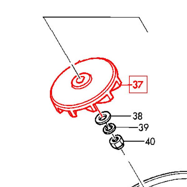 ツルミポンプ 水中ポンプ KTV2.75用 羽根車 インペラ 鶴見ポンプ 交換