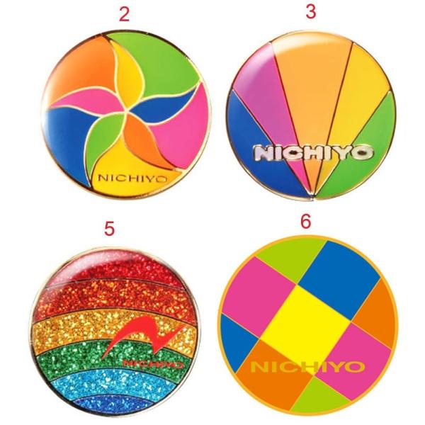 土でも芝でもよく映えます。 スチール製なので今お使いのマーカーホルダーにもくっつきます！種類 レインボー２ レインボー３ レインボー５ レインボー６レインボー７サイズ/φ22mm