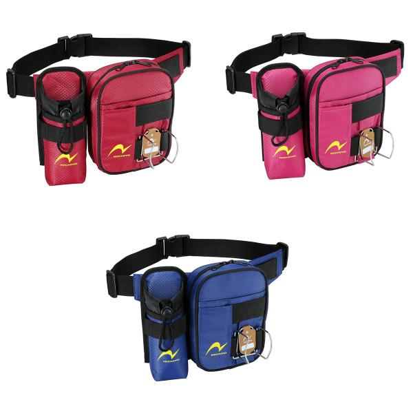 ニチヨー NICHIYO ジョイントポーチ（ペットボトルホルダー付）JP商品説明 ベルト一体型でフィット感バツグン！プレー中に必要なものはこれひとつで大丈夫ウォーキング時にもボールホルダーを外してペットボトルホルダーがベルトについているので...