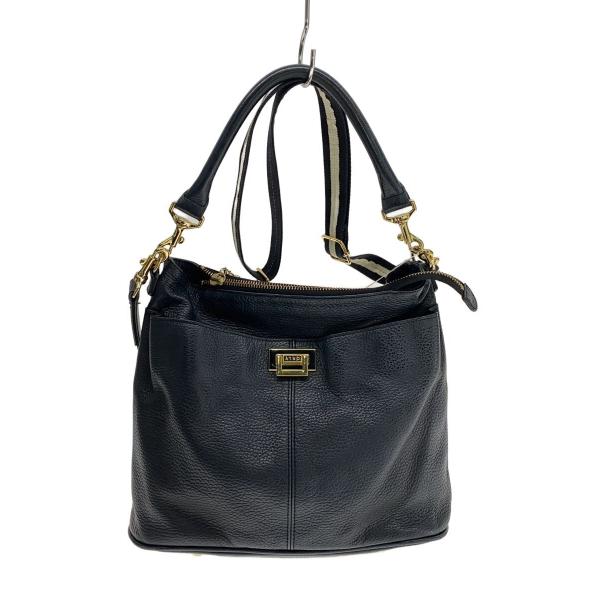 ATAO ハンド ショルダー バッグ ATAO◇ハンドバッグ/レザー/BLK/2WAYショルダー : セカンドストリート