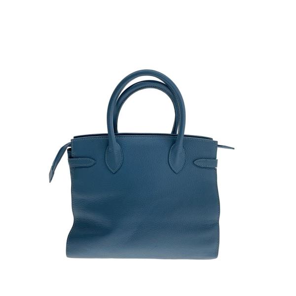 ALFREDO BERETTA/トートバッグ/レザー/BLU/無地 : セカンドストリート