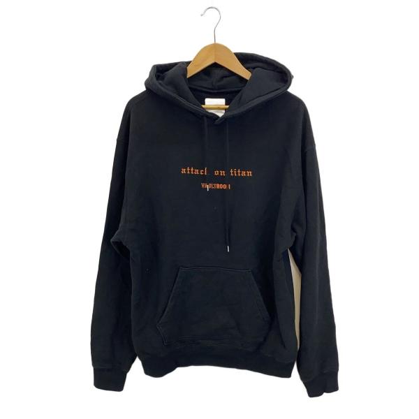 vaultroom / パーカー/L/コットン/BLK/進撃の巨人 vaultroom◇パーカー/L/コットン/BLK/進撃の巨人 進撃の巨人パーカー