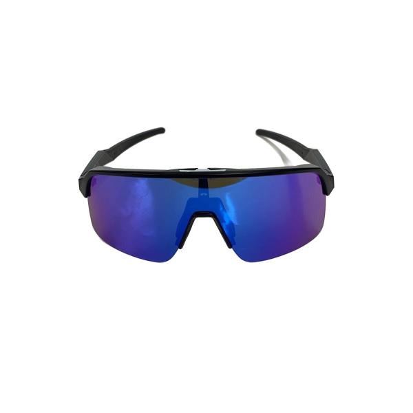 OAKLEY◇サングラス/スポーツグラス/プラスチック/BLK/BLU/メンズ