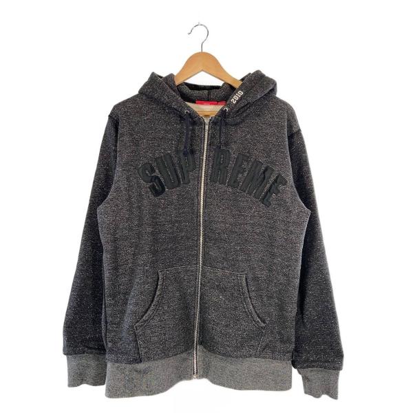 Supreme◇2010AW/Arch Logo Thermal Zip Up Hoodie/ジップパーカーL
