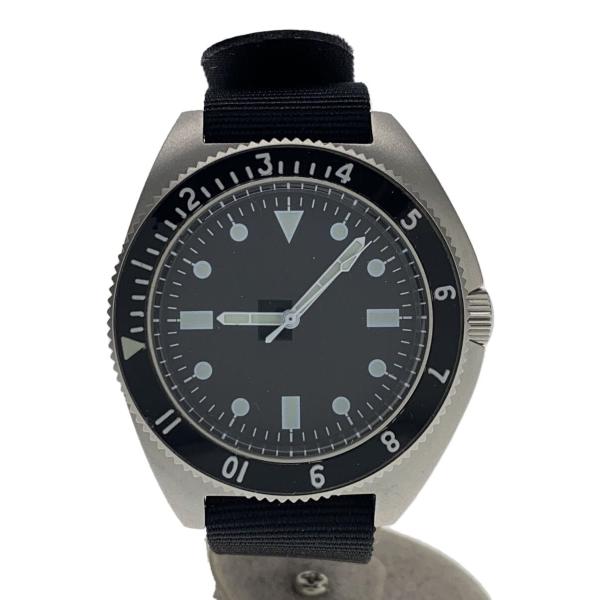 BENRUS クォーツ腕時計 ブラック BENRUS◇クォーツ腕時計/アナログ/BLK/BLK/MIL-W-50717 : セカンド