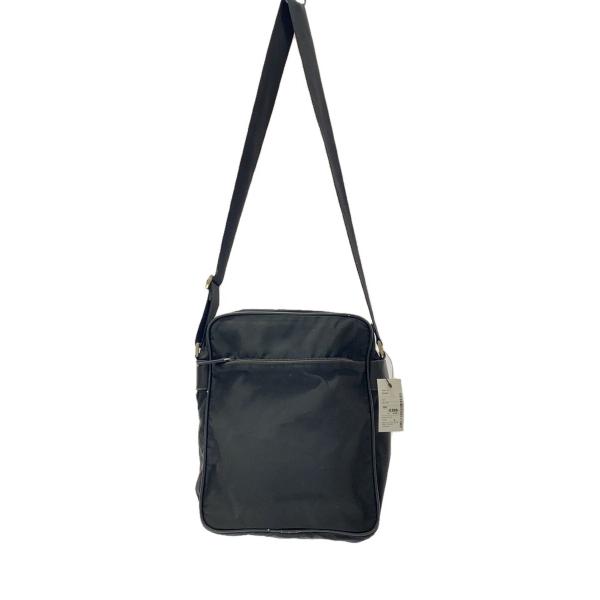 PRADA◇ショルダーバッグ/ヤケ、汚れ多数有/ナイロン/BLK : セカンド