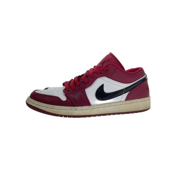 NIKE◇AIR JORDAN 1 LOW/エアジョーダン ロー/レッド/553558-604/26.5