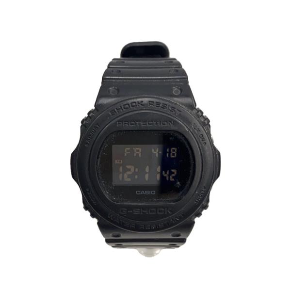 CASIO◇クォーツ腕時計・G-SHOCK/デジタル/ラバー/BLK/BLK/DW