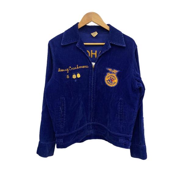 60s〜70s/FFA/ファーマーズジャケット/38/コーデュロイ/BLU