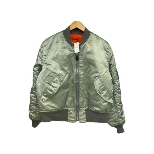 CORINTH◇MA-1/USA製/フライトジャケット/L/ナイロン/KHK/AF/601-282