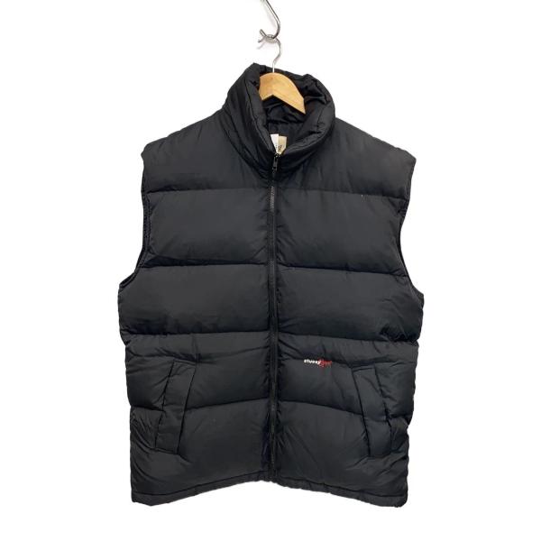 STUSSY◇90s/OLD/ダウンベスト/L/ナイロン/BLK : セカンドストリート