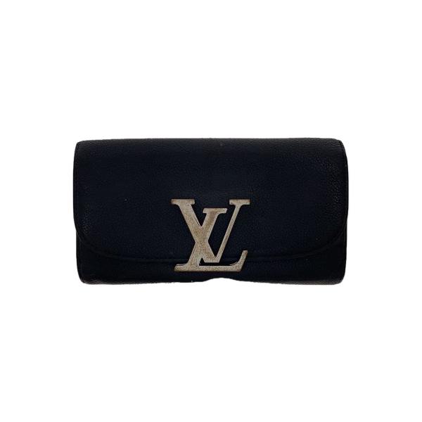 LOUIS VUITTON◇ポルト・フォイユ・ヴィヴィエンヌ_パルナセア_BLK_