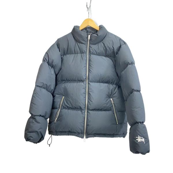 STUSSY◇ダウンジャケット/M/ナイロン/BLK/無地/115711 : セカンド