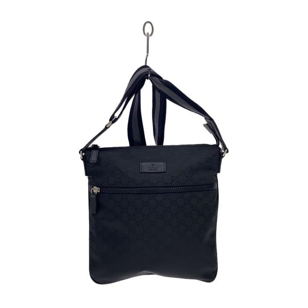 GUCCI◇GG/ショルダーバック/ナイロン/BLK/総柄/449185 : セカンド