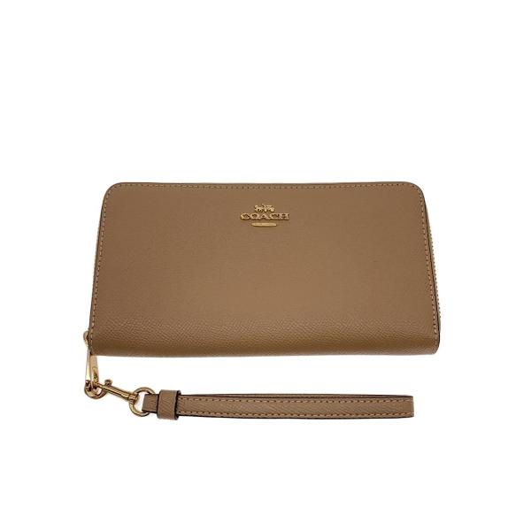 COACH◇COACH コーチ 長財布/レディース/c3441/ベージュ// : セカンド