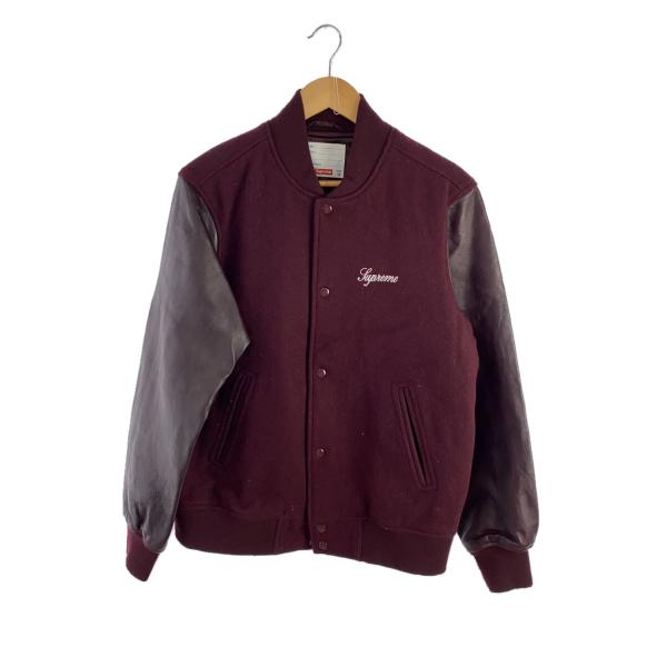 Supreme◇15AW/Wool Varsity Jacket/スタジャン/M/ウール/BRD