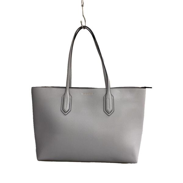 EMPORIO ARMANI◇エンポリオアルマーニ/トートバッグ/レザー/グレー