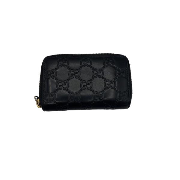 GUCCI◇コインケース/レザー/ブラック/メンズ/447939 : セカンド