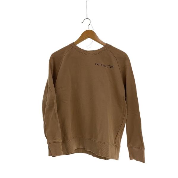 Onitsuka Tiger◇スウェット/S/コットン/ベージュ/2183A513 : セカンド