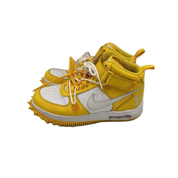 NIKE◇OFF-WHITE X AIR FORCE 1 MID_オフホワイトXエアフォース
