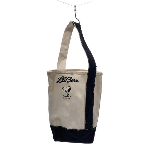 L.L.Bean◇シリンダートートバッグ/PLAZA限定/スヌーピー/WHT