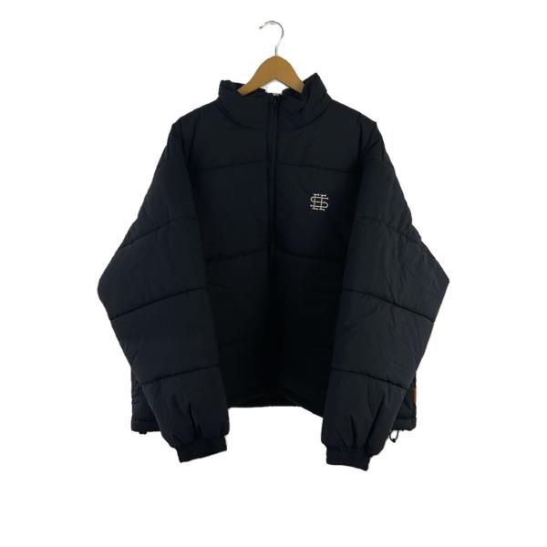 SEE SEE◇PUFF JACKET/中綿/XXL/ナイロン/BLK/無地// : セカンド