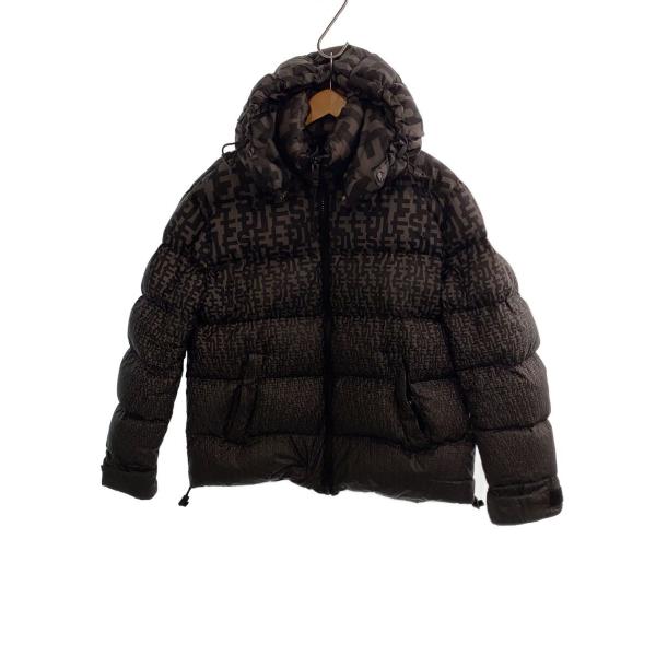 DG 星柄ダウンジャケット DIESEL◇ダウンジャケット/L/ナイロン/BLK/総柄/a09093 : セカンド