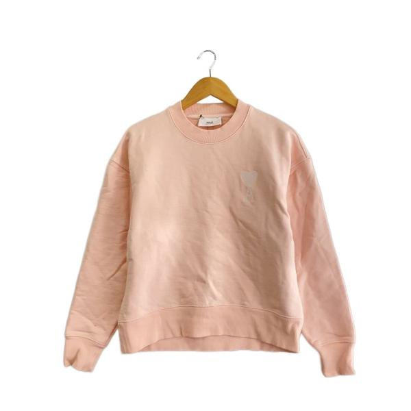 AMI Alexandre Mattiussi◇スウェット/--/コットン/ピンク/無地