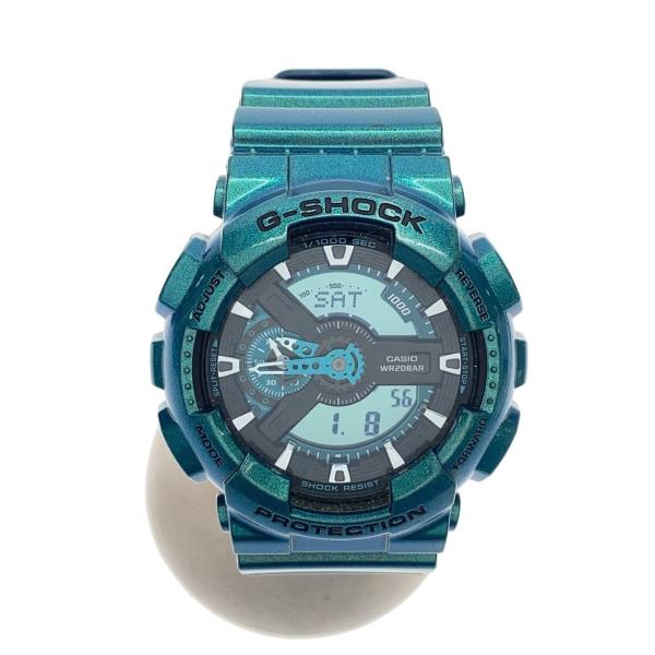 美品 CASIOカシオ メンズ腕時計G-SHOCKデジアナ ブルー 存在感抜群 CASIO◇クォーツ腕時計・G-SHOCK/デジアナ/BLU : セカンドストリート