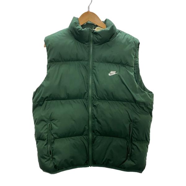 NIKE◇ダウンベスト/XL/ポリエステル/GRN/FB7374-323 NIKE◇ダウンベスト/XL/ポリエステル/GRN/FB7374-323