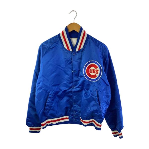【極美品】MLB公式 シカゴカブス スタジャン 未使用 スタジャン/L/ナイロン/BLU/MLBシカゴカブス/USA製 : セカンド