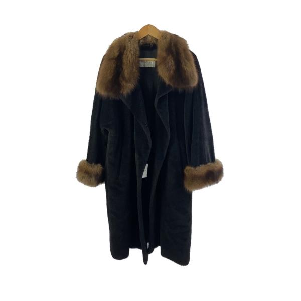 新品未使用✩アルパカウール✩ブラック✩コート✩日本製 MAX MARA◇コート/40/アルパカ/NVY/無地 : セカンドストリート