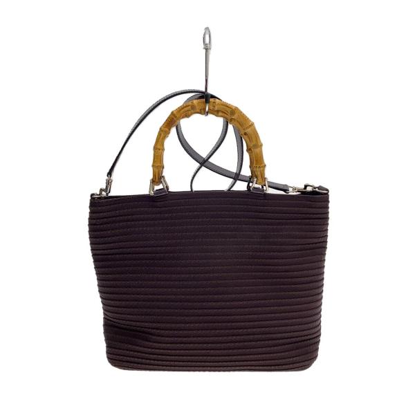 GUCCI◇ハンドバッグ_オールドバンブー/ナイロン/PUP/000 1998 0540  