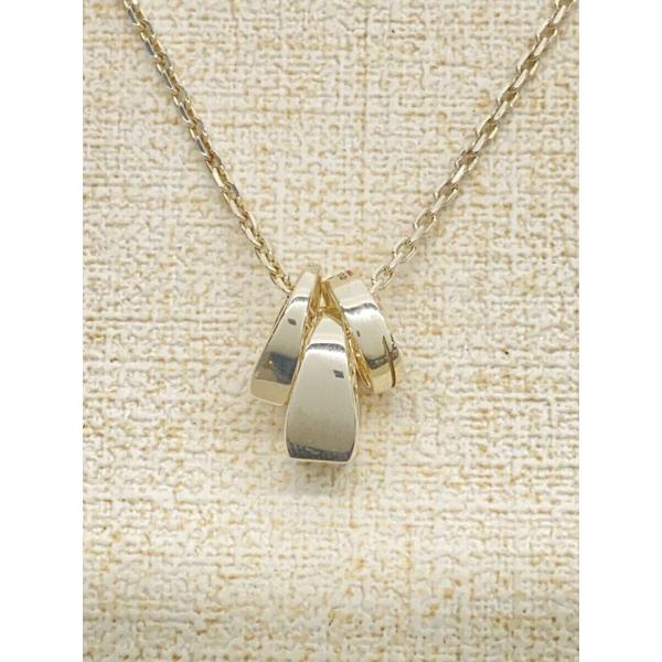 GUCCI◇ダイアゴナル インターロッキングG/ネックレス/ag925/SLV