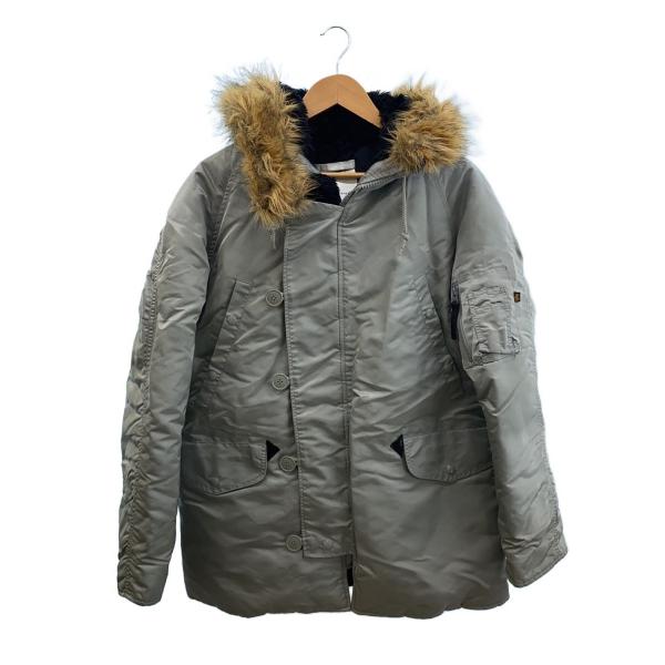 ALPHA INDUSTRIES◇N-3B/フライトジャケット/M/ナイロン/KHK/026200