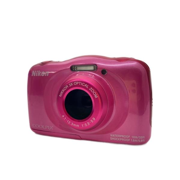 Nikon COOLPIX W100 防水 ピンク Nikon◇コンパクトデジタルカメラ COOLPIX W100 [ピンク] 防水カメラ