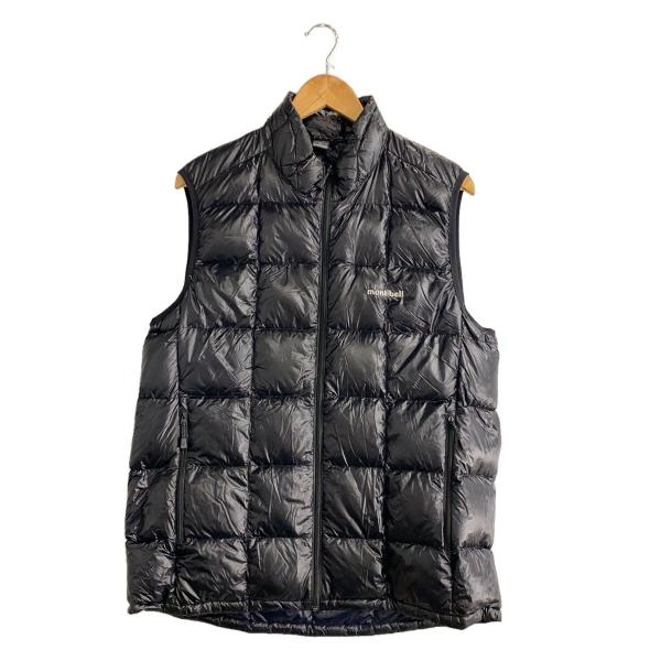 （美品）mont-bell スペリオダウンベスト XL 黒 mont-bell◇スペリオダウンベスト/L/ナイロン/BLK// : セカンド
