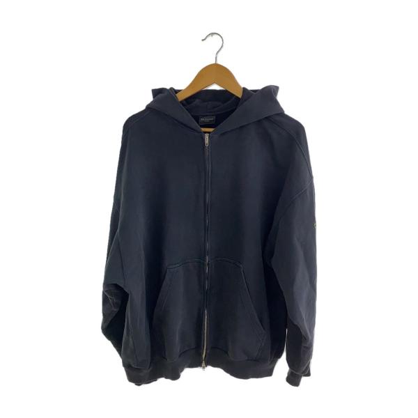 BALENCIAGA◇BURNING UNITY ZIP-UP HOODIE/ジップパーカー/M/コットン