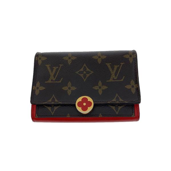 LOUIS VUITTON◇ポルト・フォイユ・フロール・コンパクト_モノグラム