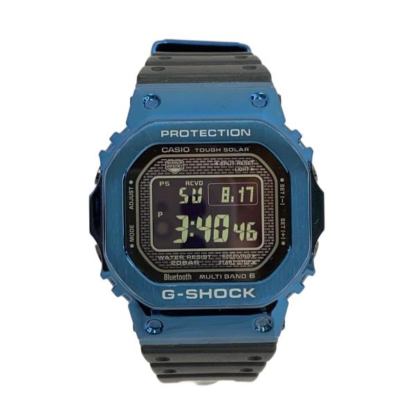 CASIO◇ソーラー腕時計・G-SHOCK/デジタル/BLU : セカンドストリート