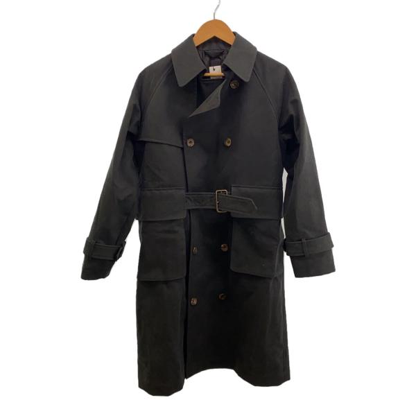S.E.H KELLY◇TRENCH COAT/コットン/BLK/5421001 : セカンドストリート