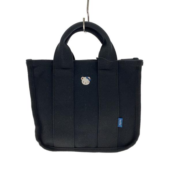 familiar ブラック トートバッグ familiar◇トートバッグ/キャンバス/BLK// : セカンドストリートYahoo