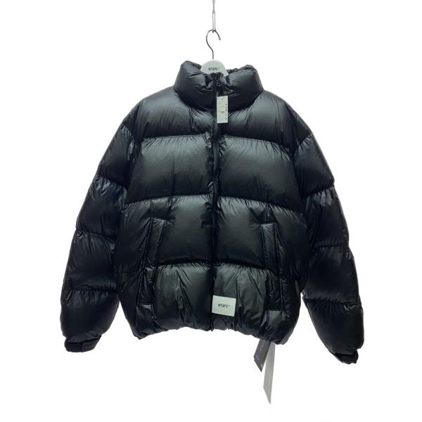 WTAPS ブラック ダウンジャケット WTAPS◇ダウンジャケット/2/ナイロン/BLK/無地/232BRDT-JKM05
