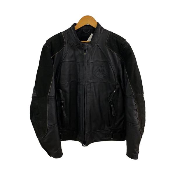 HARLEY DAVIDSON◇レザージャケット・ブルゾン/L/レザー/BLK/97088