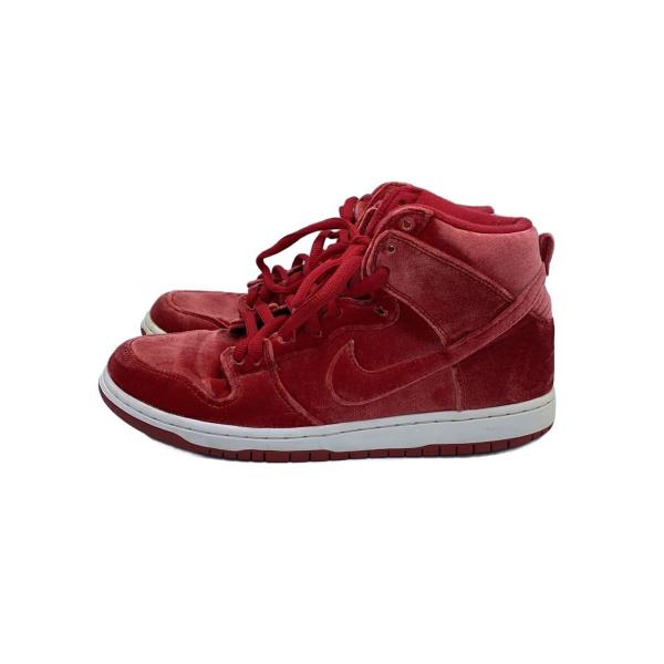 NIKE◆DUNK HIGH PREMIUM SB/ダンクハイプレミアム/レッド/313171-661/27.5cm/RED