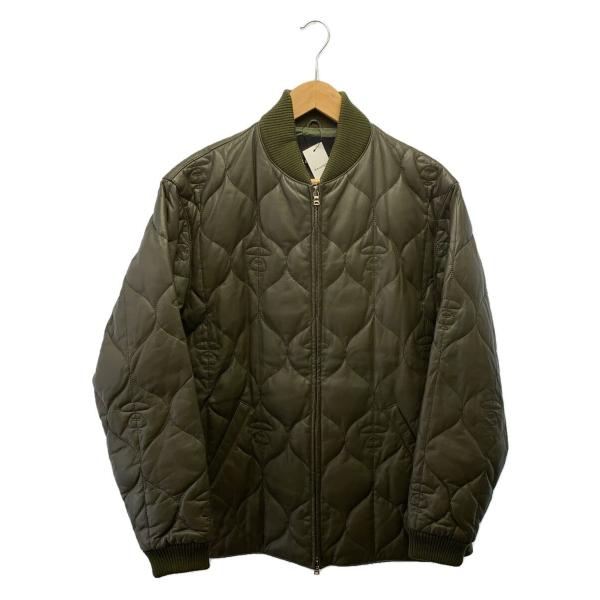 A BATHING APE◇×PEEL SLOWLY AND SEE/レザーダウンジャケット