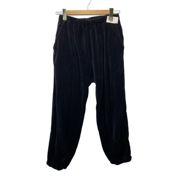 COMOLI◇22AW/ベロアジャージトラックパンツ/ボトム/1/コットン/NVY