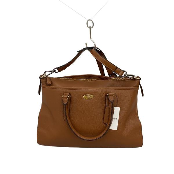 COACH◇ショルダーバッグ/レザー/BRW/2way/がま口 : セカンド