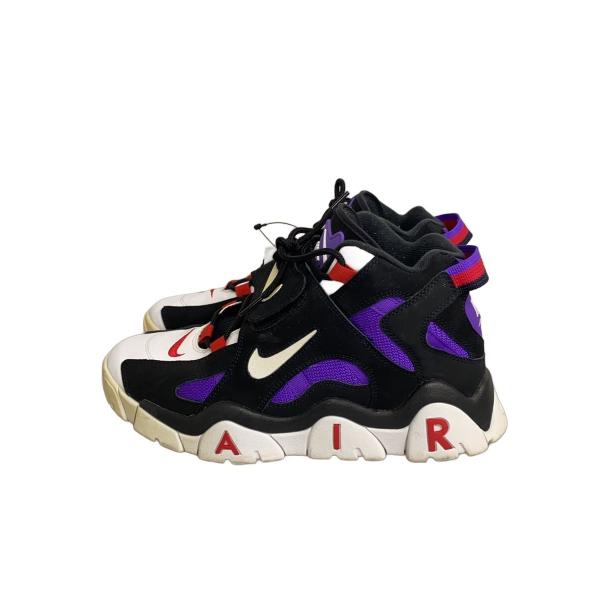 NIKE◆AIR BARRAGE MID QS/エアバラージミッド/ブラック/CD9329-001/26.5cm/BLK//